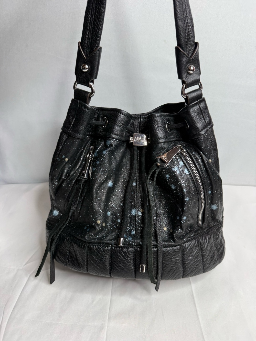 black leather bucket bag Aimee
kestenberg